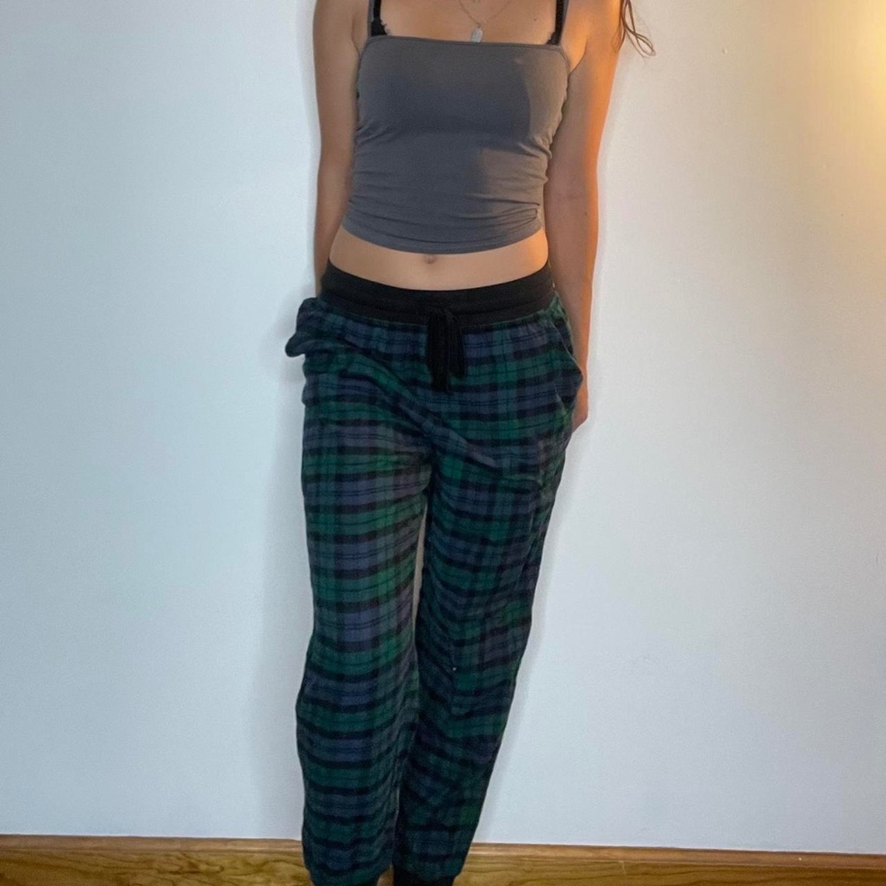 American Eagle Plaid Jogger PJ Pant